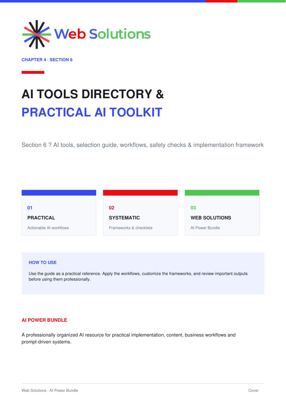 AI Tools Directory PDF preview